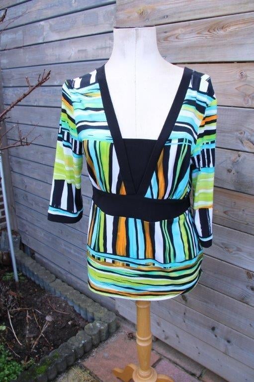 Tuniek zwart/ kleur Frank Lyman mt 40 Vaste prijs, Maat 38/40 (M), Zwart, Ophalen of Verzenden, Zo goed als nieuw