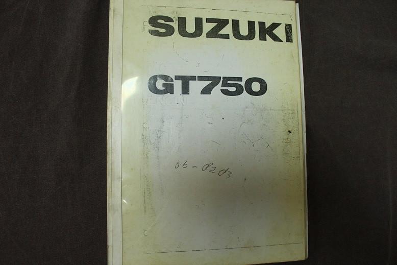 Suzuki GT750 1972 motorcycle service manual GT 750, Motoren, Handleidingen en Instructieboekjes, Ophalen of Verzenden, Suzuki