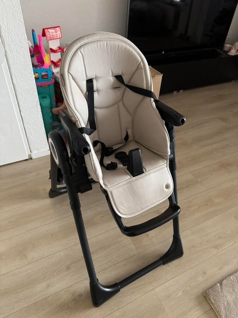 Topmark kinderstoel taupe, Kinderen en Baby's, Kinderstoelen, Ophalen, Zo goed als nieuw, Inklapstoel
