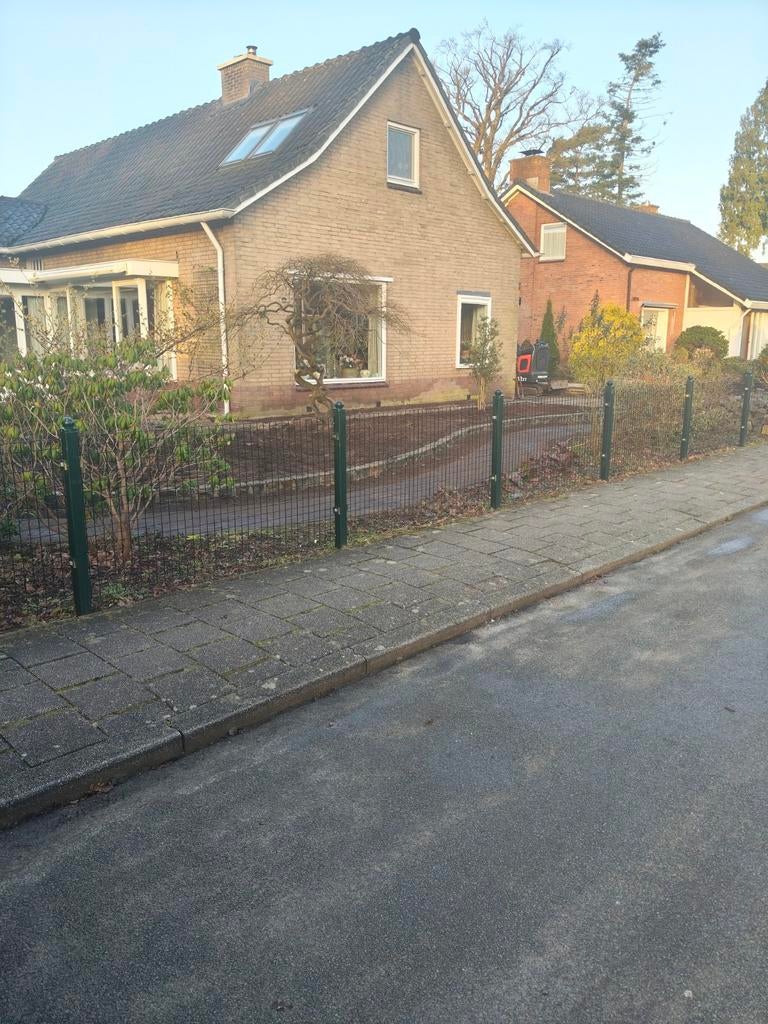 26 meter hek hekwerk gaas als nieuw zware hekken, Ophalen, Zo goed als nieuw, IJzer