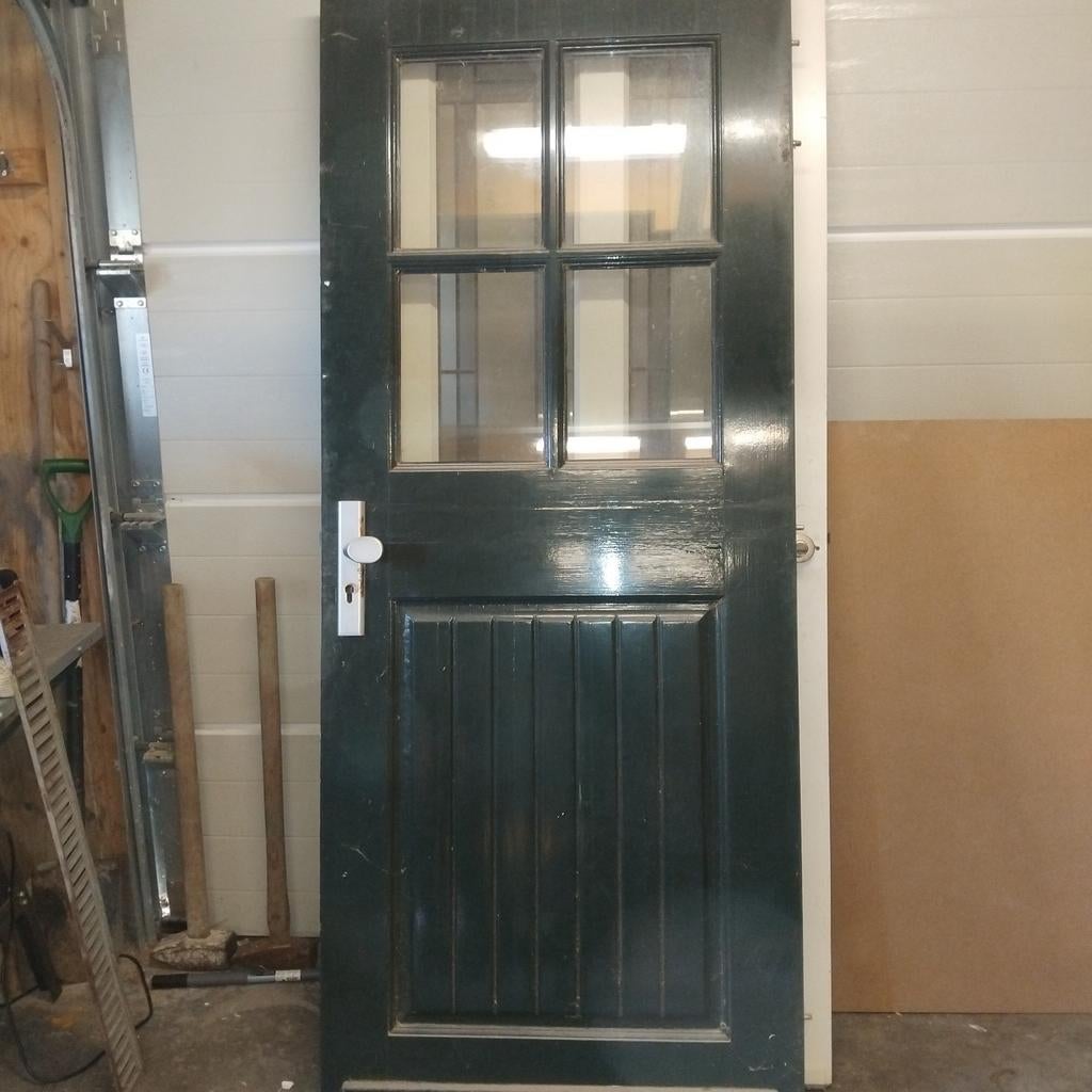 Buitendeur, Ophalen of Verzenden, Gebruikt, Buitendeur, 200 tot 215 cm