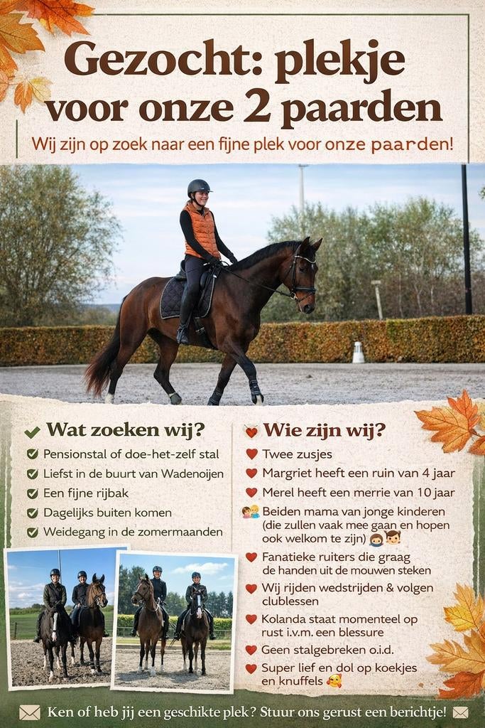 Gezocht pensionstalling, Weidegang