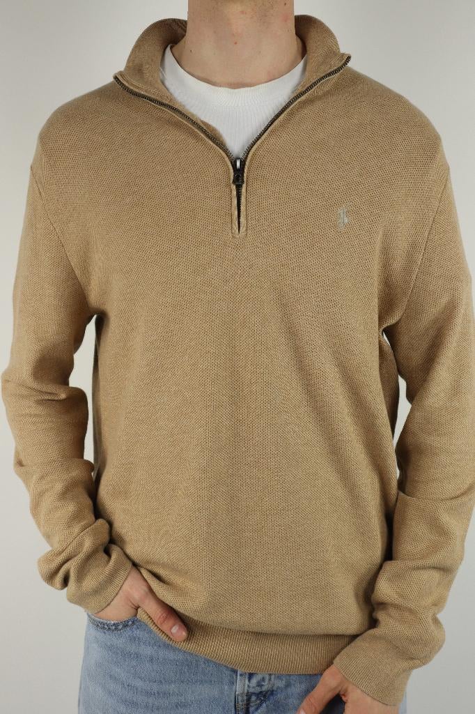 Ralph Lauren trui met kwart rits - L, Maat 52/54 (L), -, Ralph Lauren, Ophalen of Verzenden