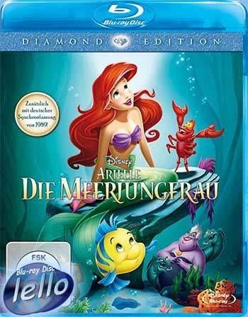 Blu-ray Disney The Little Mermaid (Kleine Zeemeermin) DENN, Ophalen of Verzenden, Nieuw in verpakking, Tekenfilms en Animatie