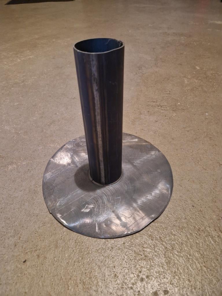 Loden onderuitloop. Rond 80., Doe-het-zelf en Verbouw, Buizen en Afvoer, Afvoer, Pvc, Nieuw, Ophalen of Verzenden