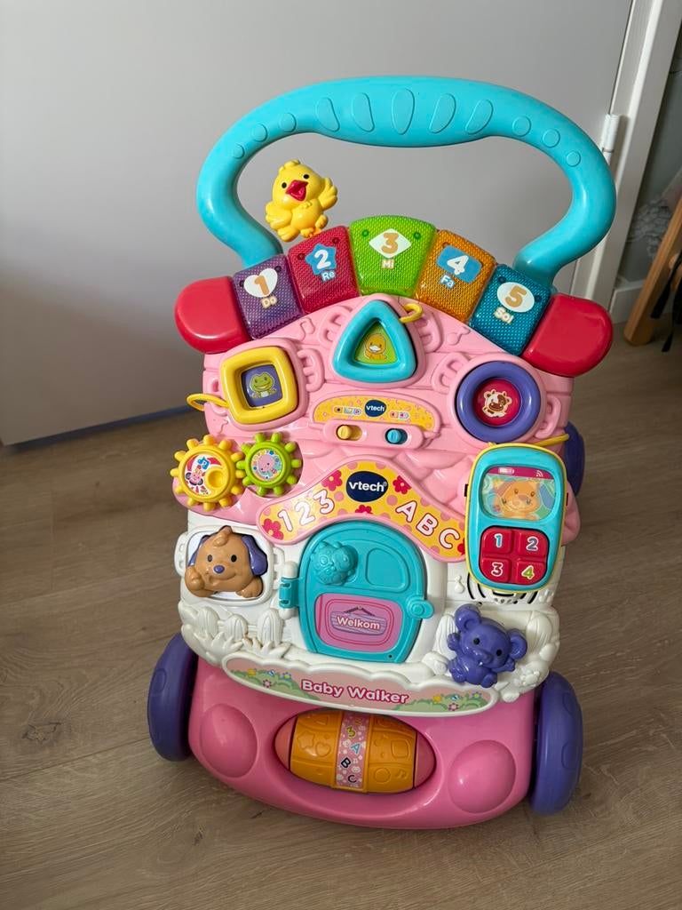 Vtech baywalker roze compleet, Ophalen of Verzenden, Zo goed als nieuw