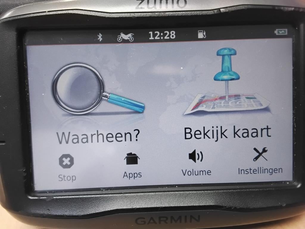 Goed werkende Garmin Zumo 590LM met Lifetime Maps, Ophalen of Verzenden