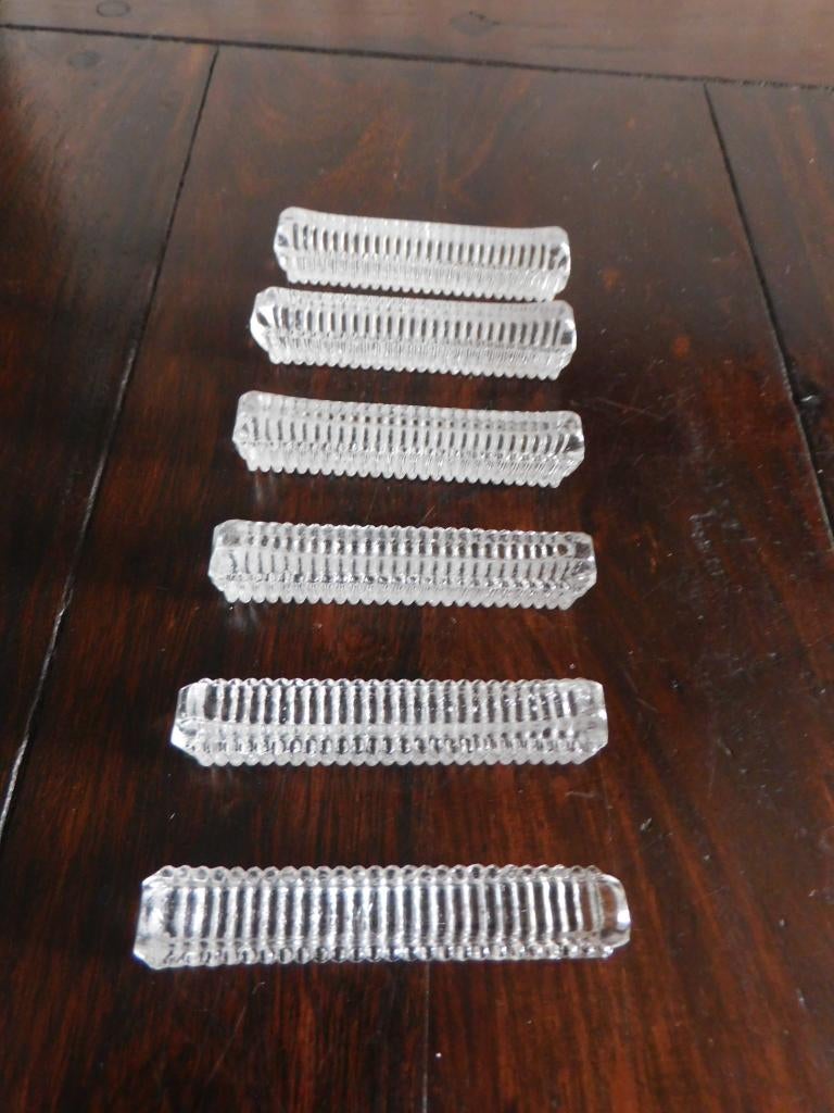 Brocante Kristallen Messenleggers., Ophalen of Verzenden