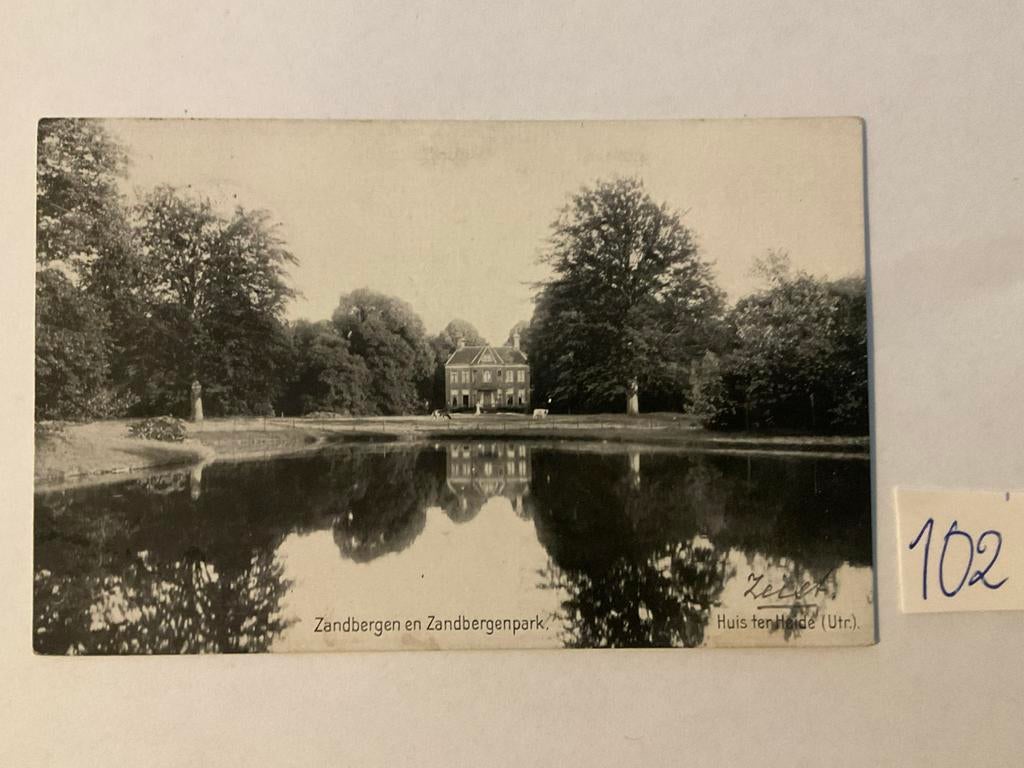 Ansichtkaart Zandbergen en Zandbergenpark Huis ter Heide, Verzamelen, Ansichtkaarten | Nederland, Ophalen of Verzenden, Voor 1920