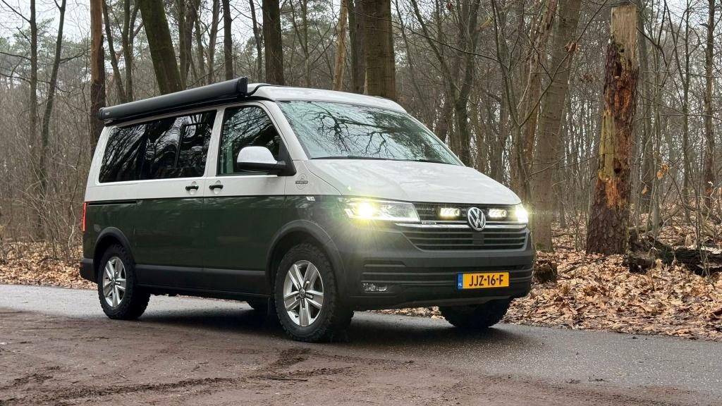Volkswagen Transporter T6.1 automaat 4x4 offgrid camper, Caravans en Kamperen, Campers, Automaat, Chemisch toilet, Volkswagen