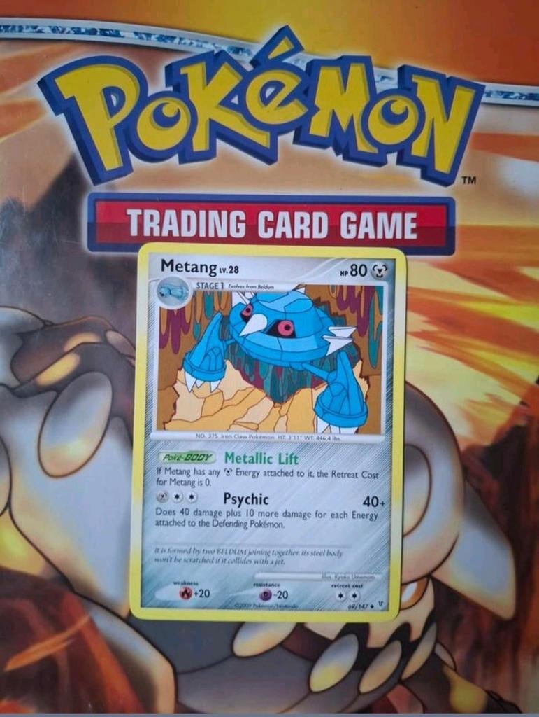 Metang 69/147 Platinum Supreme Victors pokemon kaart, Ophalen of Verzenden, Gebruikt, Losse kaart