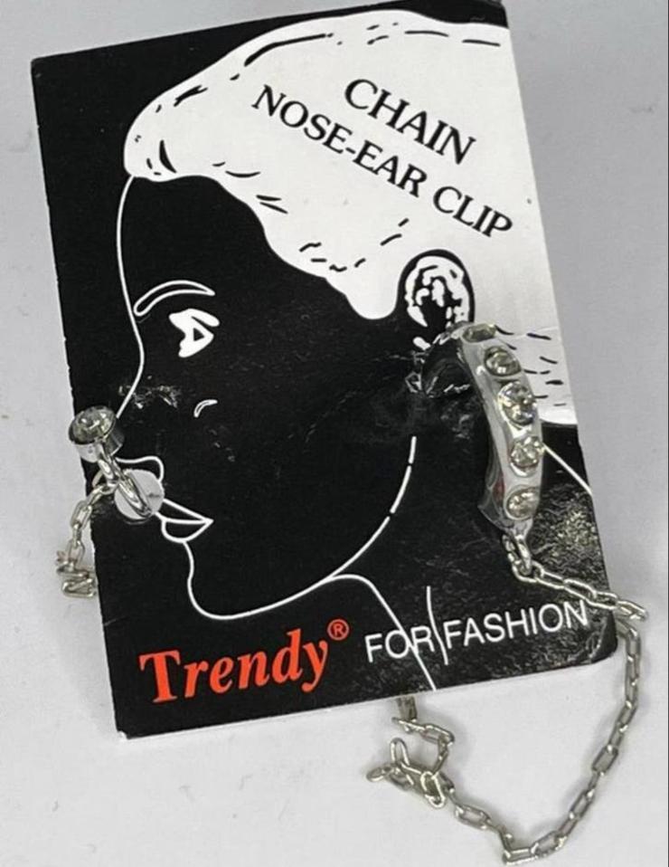 Frendy Fashion Oorbel & Neuspiercing Zilverkleurig, Sieraden, Tassen en Uiterlijk, Piercings, Nieuw, Neuspiercing, Overige materialen