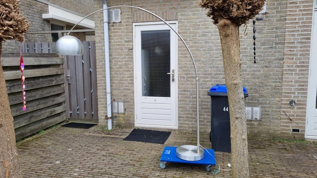 Mooie Rietveld uitschuifbare booglamp, Ophalen, Zo goed als nieuw, Metaal