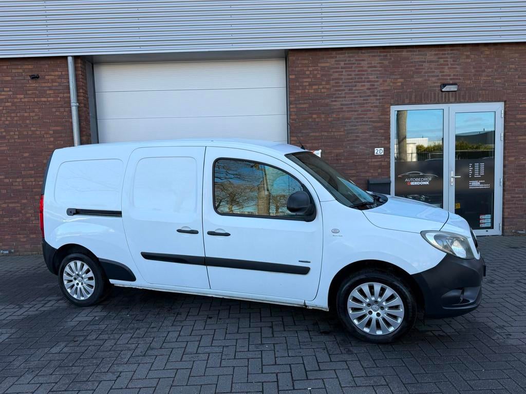 Mercedes-Benz Citan 109 CDI BlueEFFICIENCY Extra Lang|AIRCO|, Auto's, Euro 5, Stof, Gebruikt, Zwart