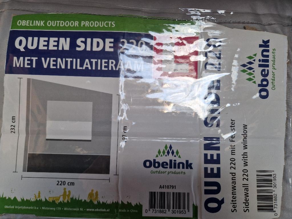 zijluifels (links en rechts) én voorkant voor (zak)luifel, Ophalen, Zo goed als nieuw