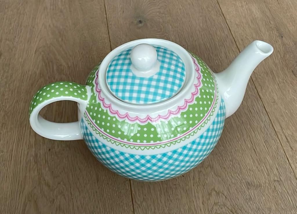 Theepot 1,5 liter lofjuuw, Overige typen, Ophalen of Verzenden, Zo goed als nieuw, Overige stijlen