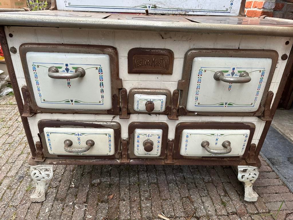 Leuvense stoof vuur / oven Fonderies Nestor Martin, Ophalen of Verzenden