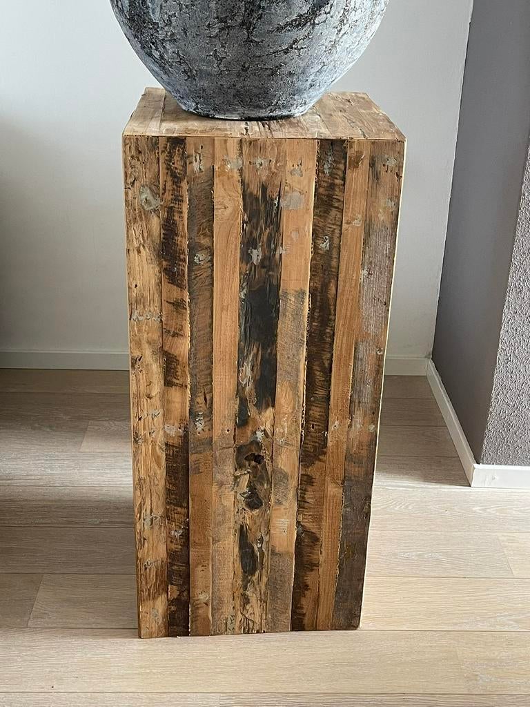 Mango houten Zuil, Ophalen, Zo goed als nieuw