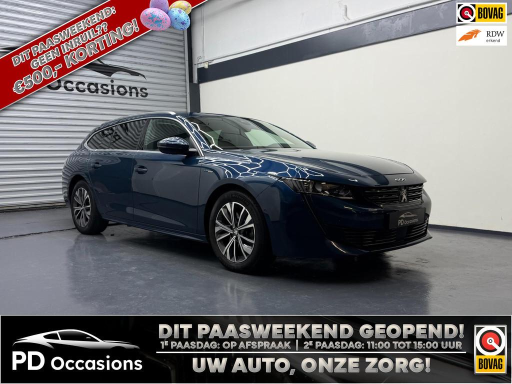 Peugeot 508 1.6 Plug-In HYbrid Allure Pack Business - Camera, Gebruikt, Zwart, 4 cilinders, Blauw