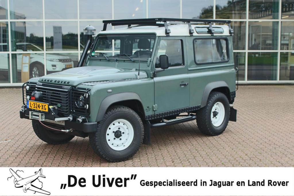 Land Rover Defender 2.4 TD 90 SW De Uiver Special + Aircondi, 12 maanden, Gebruikt, Zwart, 4 cilinders