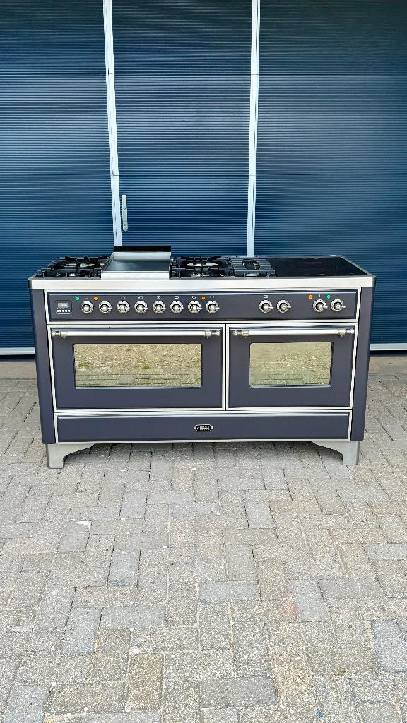 Fornuis Boretti Majestic 150 cm breed, Ophalen, Warmhoudplaat, 60 cm of meer, Zo goed als nieuw