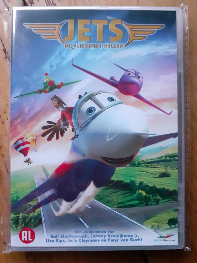 DVD ‘Jets De vliegende helden’, Cd's en Dvd's, Dvd's | Tekenfilms en Animatie, Nieuw in verpakking, Europees, Tekenfilm, Alle leeftijden