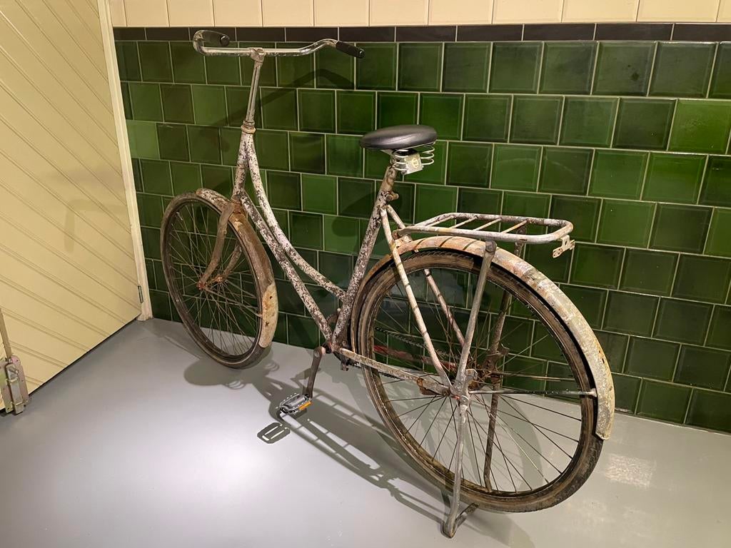 Omafiets Stationsfiets terugtraprem singlespeed, 56 cm of meer, Ophalen of Verzenden, Zo goed als nieuw