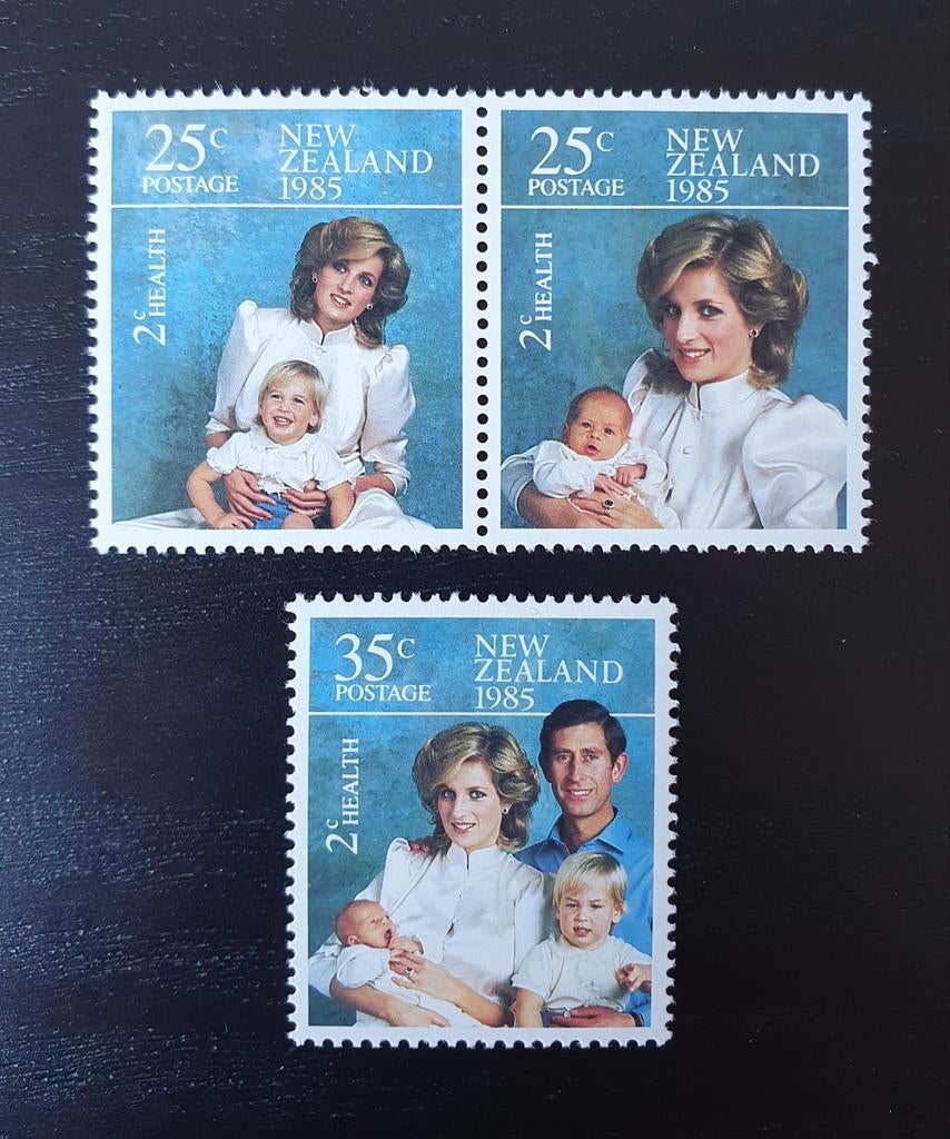 Nieuw-Zeeland 1985 Prinses Diana Michel 939-941 postfris, Verzenden, Postfris, Koningshuis