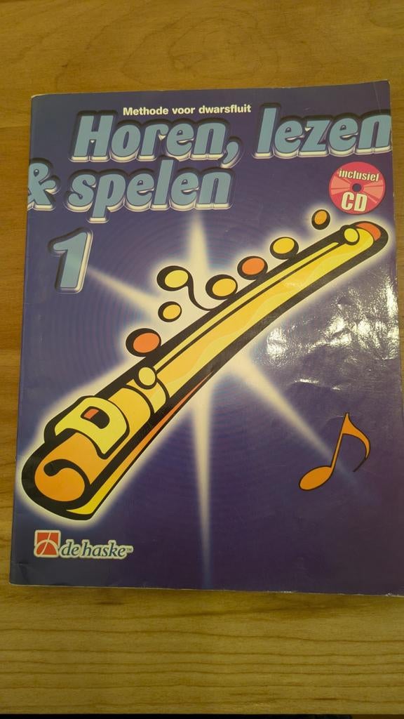 Horen, lezen & spelen 1 - Methode voor dwarsfluit, Muziek en Instrumenten, Bladmuziek, Ophalen of Verzenden, Les of Cursus, Overige genres