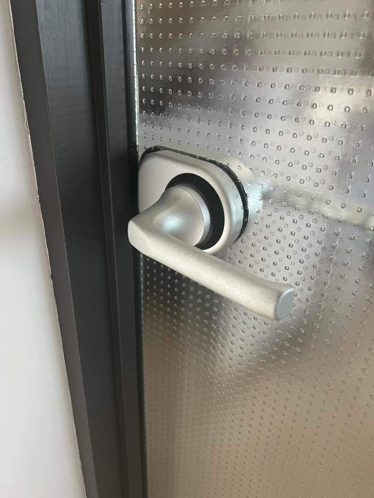 2 x Luxe glazen Bruynzeel deur voor opdek kozijn  211,5 x 88, Ophalen, Binnendeur, 200 tot 215 cm, Glas