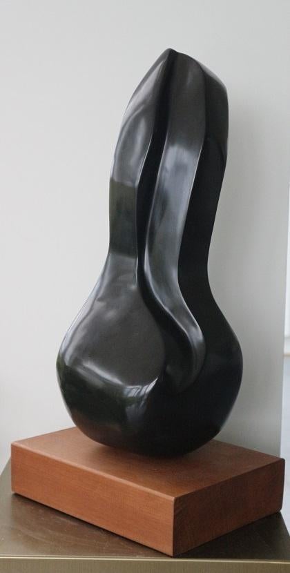 Cis VAN PEER, Schaduwkind, Antiek en Kunst, Ophalen, 50 - 100 cm, Zwart, Beeld