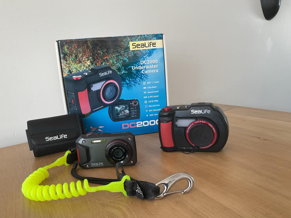 SeaLife DC2000 Onderwatercamera - 20MP, Full HD, 60m diepte, Ophalen of Verzenden, Zo goed als nieuw, Meer dan 40 meter, Camera