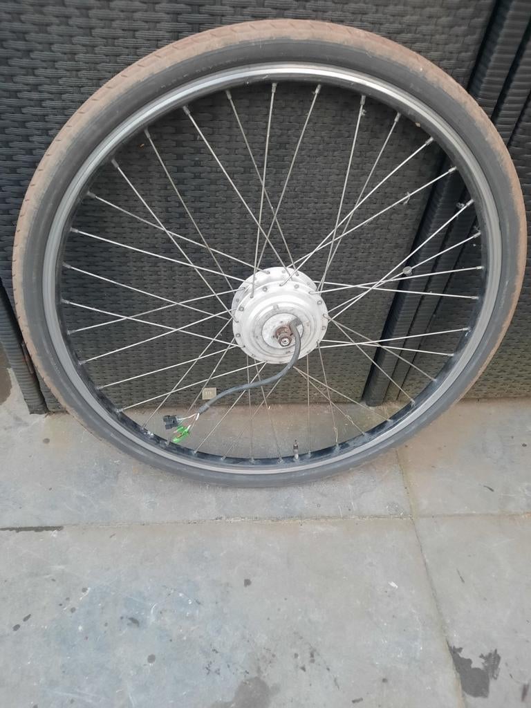 Voorwiel motor electrische fiets 36V 250 Watt Batavus Sparta, Wiel, Sparta, Algemeen, Ophalen of Verzenden