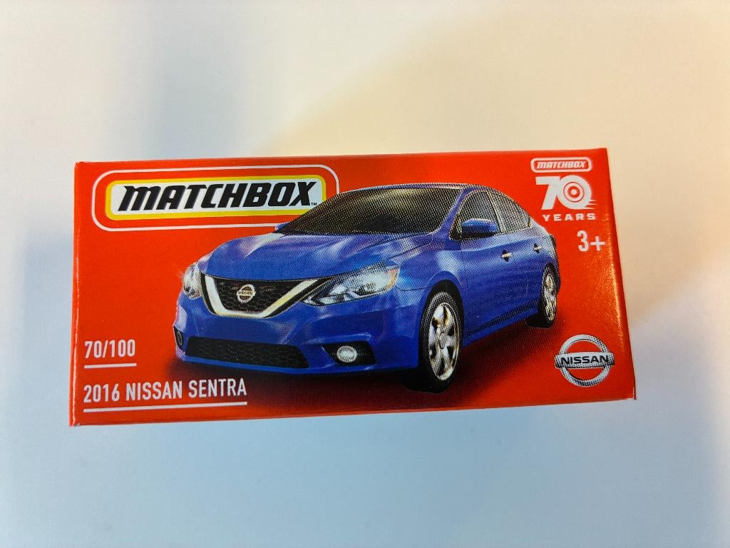 89832: Nissan Sentra - 2016 - Matchbox, Nieuw, Ophalen of Verzenden, Gondel 1, 1186MJ Amstelveen, Service.nl@mattel.com