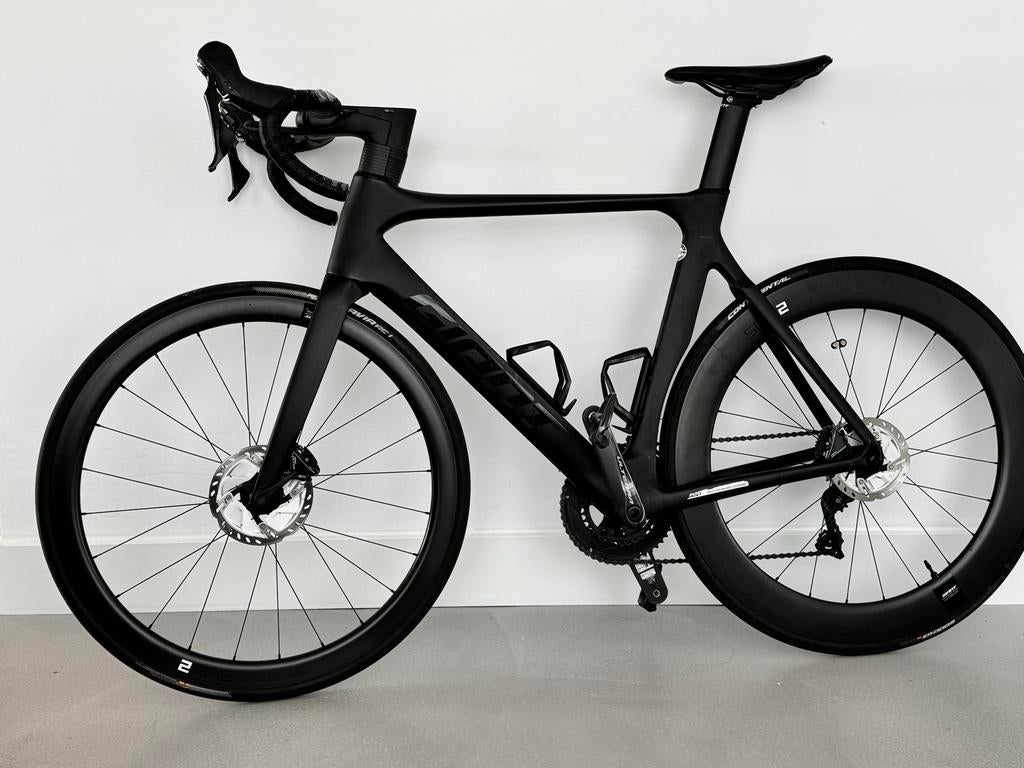 Giant Propel Advanced 1 Disc ML Gun Metal + Powermeter, Ophalen, 28 inch, Gebruikt, Carbon