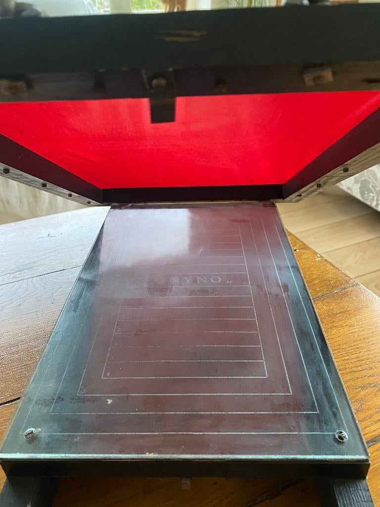 drukpers Onyno, Ophalen, Gebruikt