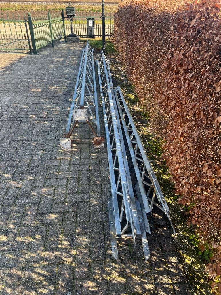 Zend antenne mast, Telecommunicatie, Antennes en Masten, Ophalen of Verzenden, Gebruikt, Mast