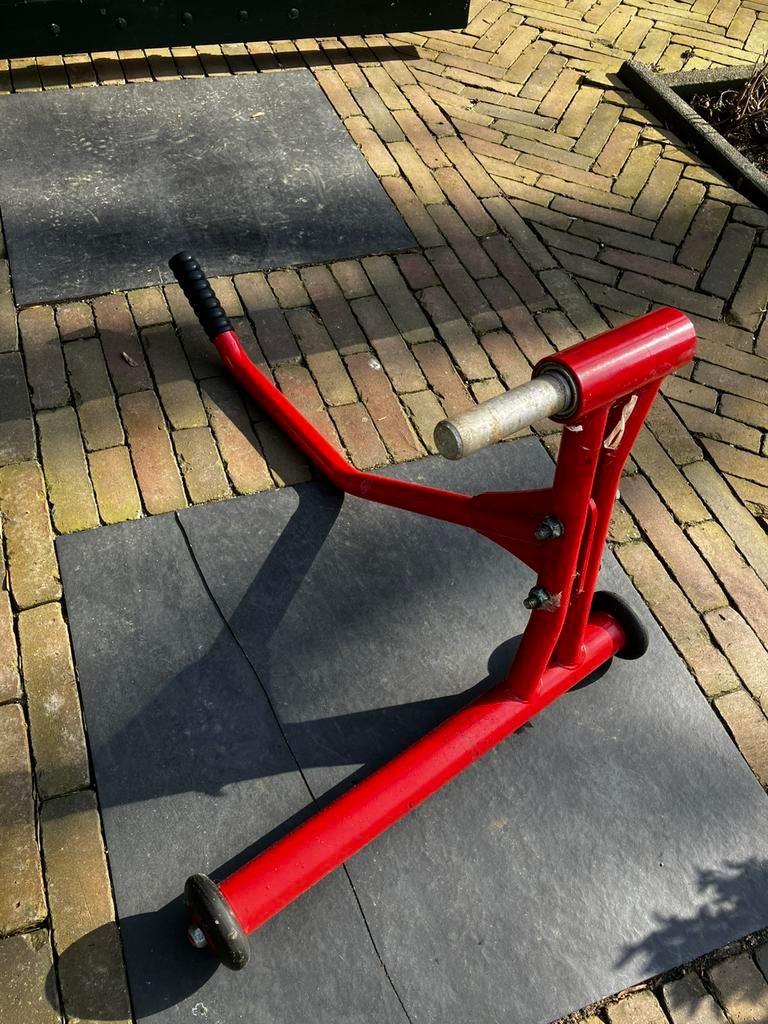 Paddock stand, achterwiel, 27,4 mm pen diameter, Ophalen