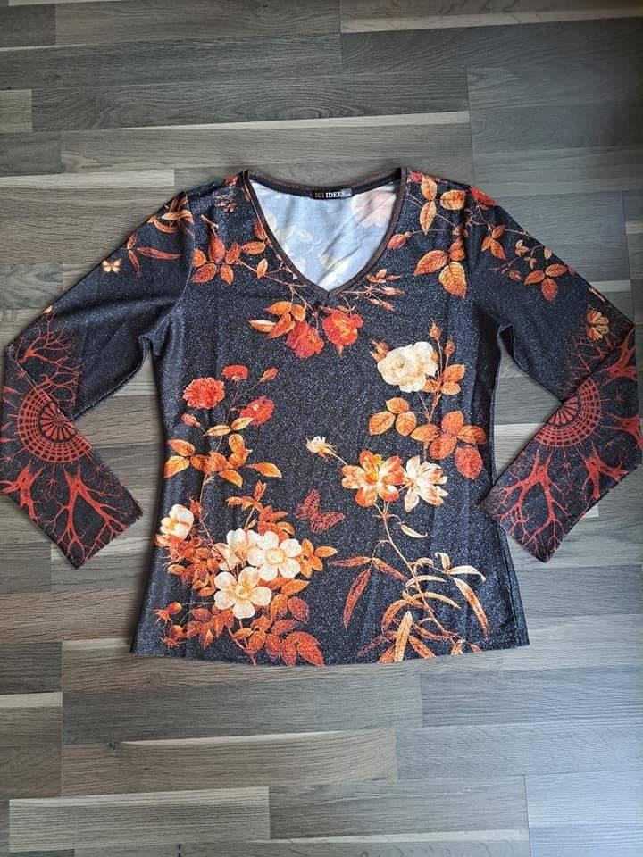 101 Idees, shirt mt L, met lichte glitter, Overige kleuren, Maat 42/44 (L), Ophalen of Verzenden, Zo goed als nieuw