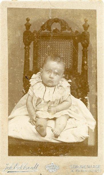 CDV – Peuter, JOH. ECKHARDT DEN HAAG (PH057), Verzamelen, Foto's en Prenten, Gebruikt, Verzenden, Foto, Voor 1940