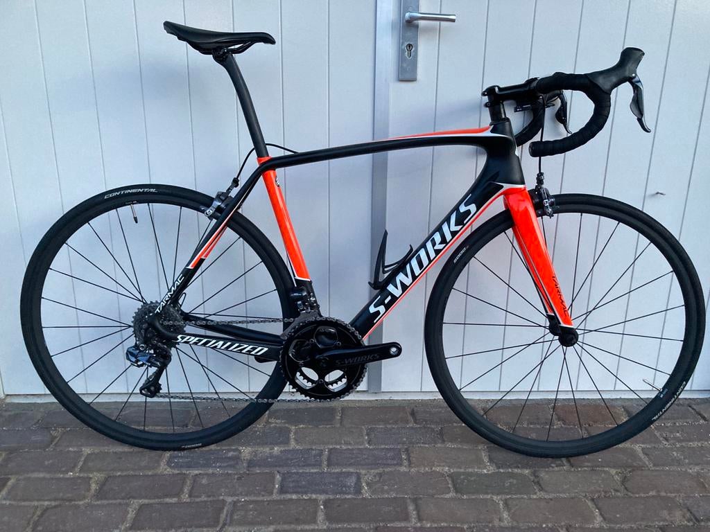 Specialized Tarmac S-Works DI2 + powermeter, Carbon, Zo goed als nieuw, Meer dan 20 versnellingen, 53 tot 57 cm