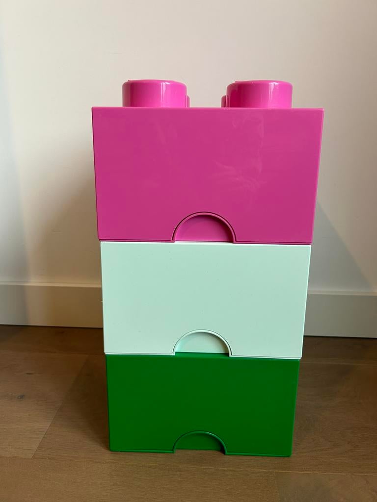 Lego opbergboxen, Kinderen en Baby's, Speelgoed | Duplo en Lego, Ophalen, Zo goed als nieuw