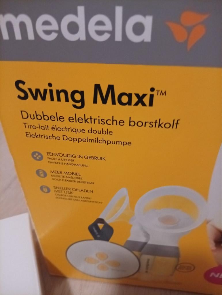 Medela swing kolf apparaat dubbele, Ophalen of Verzenden, Zo goed als nieuw