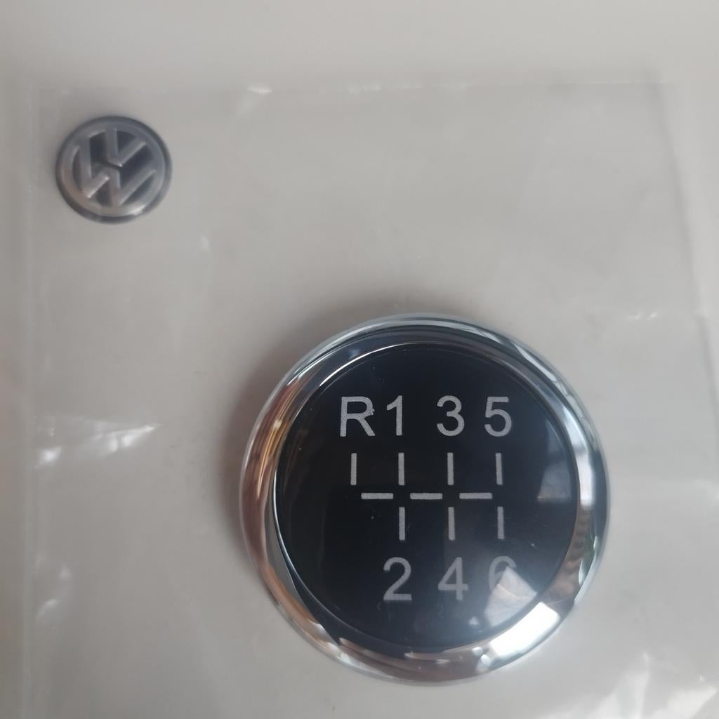 Volkswagen schakelpookknop 6 versnellingen en vw logo ab, Ophalen of Verzenden, Volkswagen