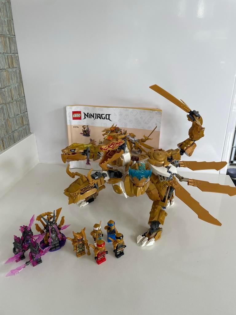 Lego 71774 Lloyd’s gouden ultra draak, Gebruikt, Lego, Ophalen of Verzenden, Inclusief instructies