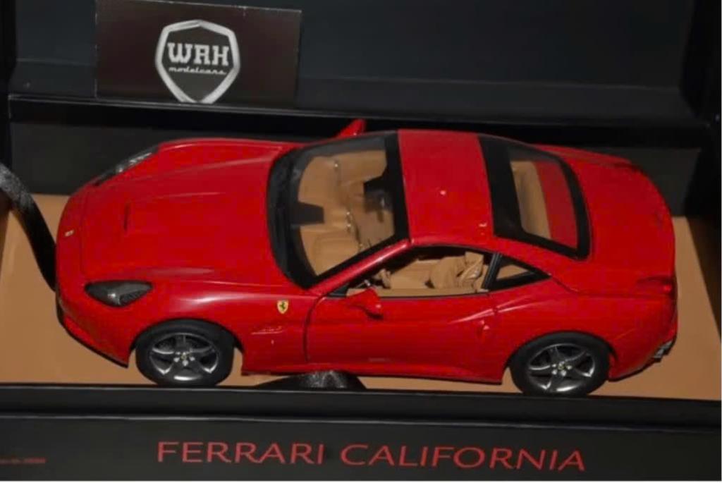 Ferrari California rosso corsa red super elite Hotwheels WRH, Verzenden, Zo goed als nieuw, Auto, Hot Wheels
