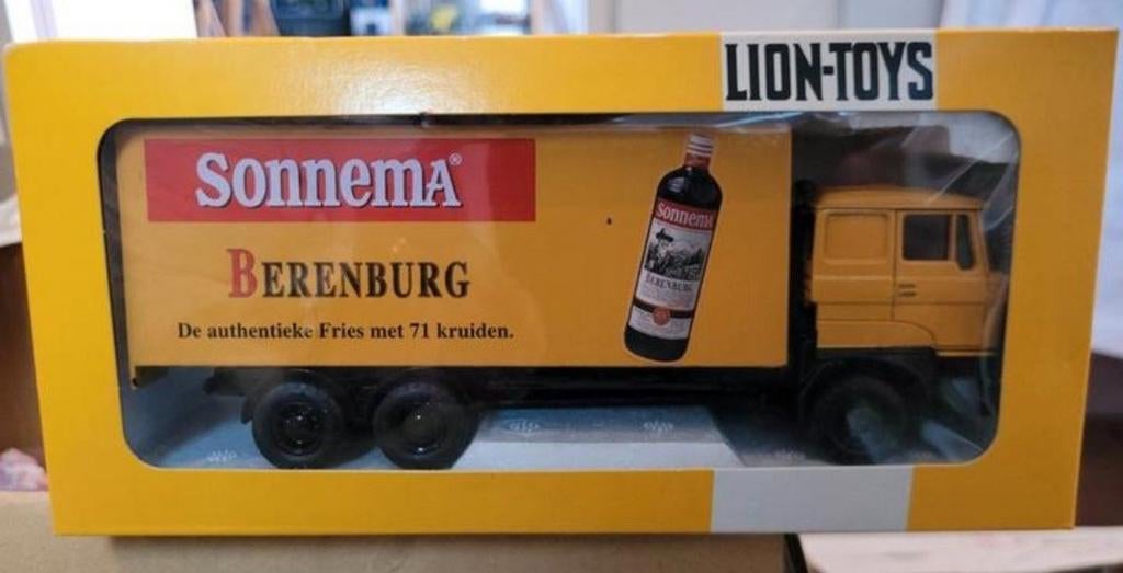 Sonnema Berenburg Truck Daf 1:43, Ophalen of Verzenden, Gebruikt, Reclamebord