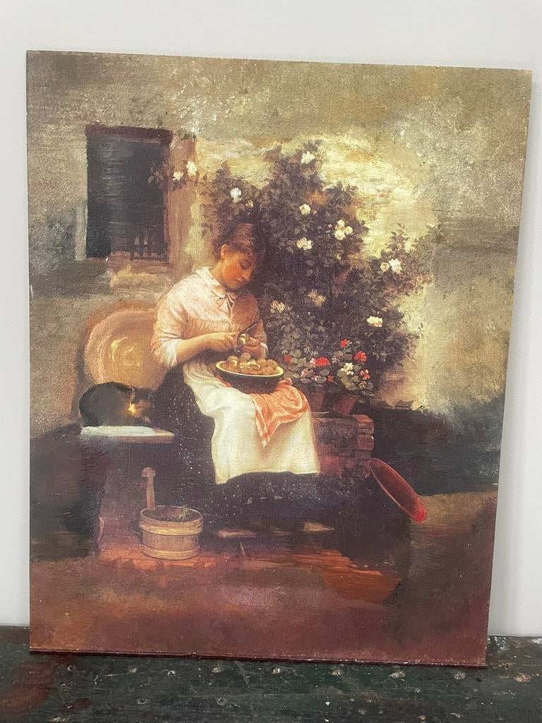 Landelijk-klassieke prent, Ophalen