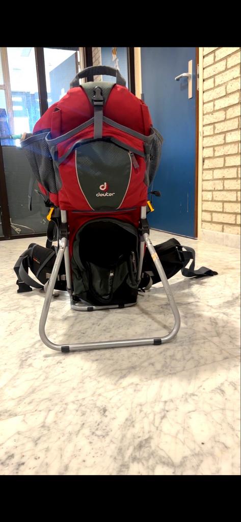 Deuter Kinderdrager Rugzak – Zo goed als nieuw, Overige merken, Ophalen of Verzenden, Zo goed als nieuw, Rug
