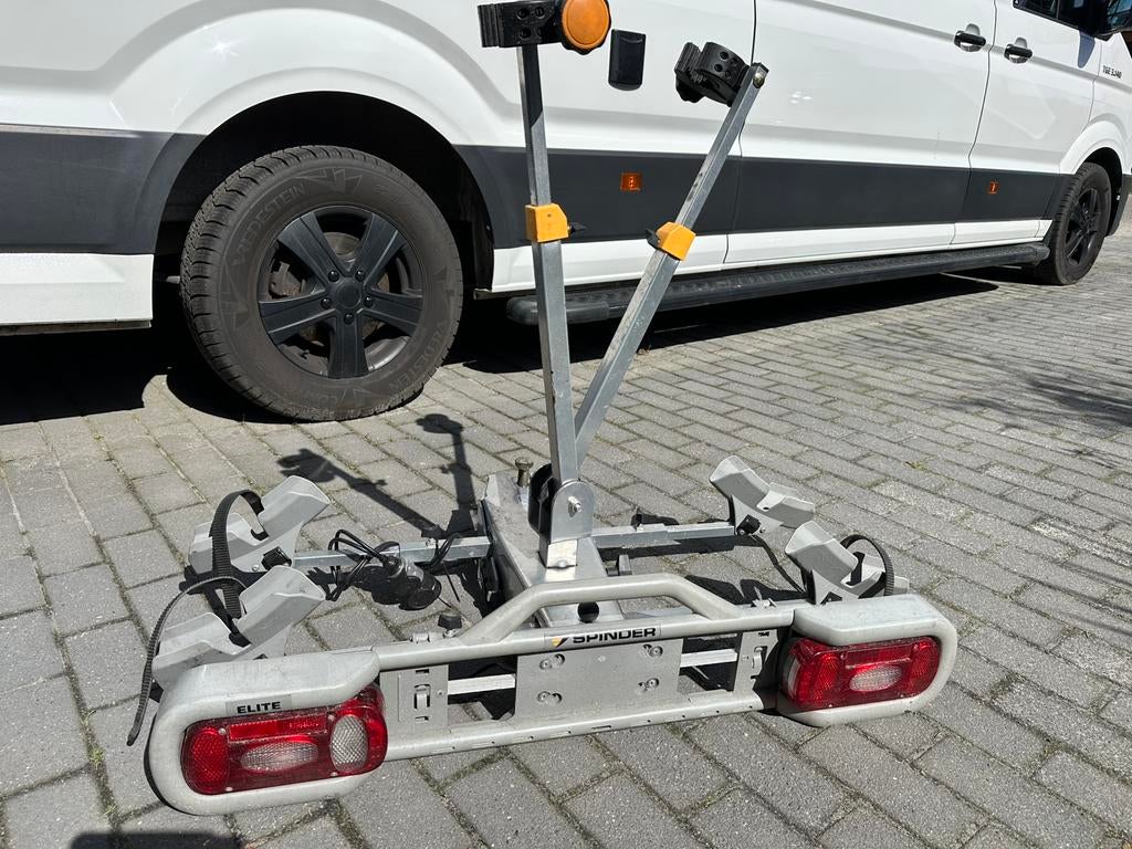 Spinder Elite fietsen drager voor 2 e bikes, Ophalen, Zo goed als nieuw, Trekhaakdrager
